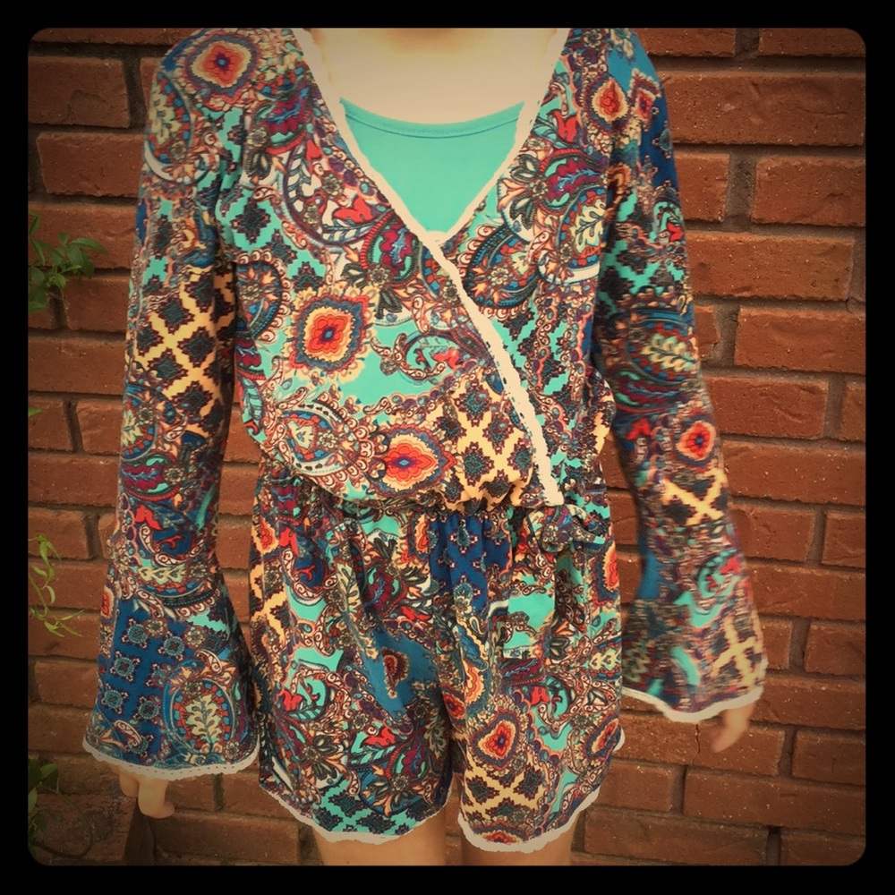 Cute colorful romper